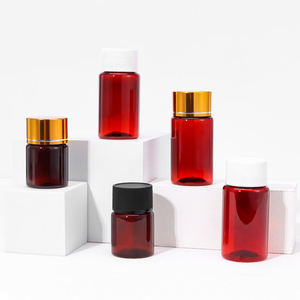 30ml 50ml <b>Empty</b> <b>Plastic</b> Electroplated <b>Bottle</b> with Screw Cap for Health Product Pill Tablet Capsule Medicine Powder Gummy - Product Image 6