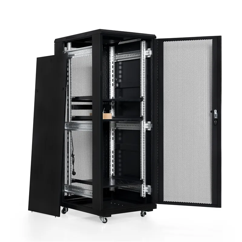 Saipwell wandmontierter Netzwerk-Schrank mit Glastür Server-Rack Netzwerk-Schrank Batterie-Rack 6U 9U 12U 15U 18U 22U 27U 37U 42U