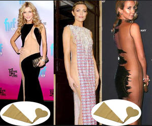 Tangas tipo <span class=keywords><strong>C</strong></span> sin costuras, autoadhesivas, con forma de corazón, ropa interior sin marcas, bragas sin tirantes para mujer - Product Image 6