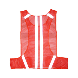 Gilet da corsa riflettente di sicurezza in rete riflettente di nuovo design per esterni
