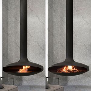 CRUISE 1200mm ahşap-yanan çekirdek bağlantısız Modern tasarım kapalı bağlantısız duvara monte odun yanan sobalar - Product Image 2