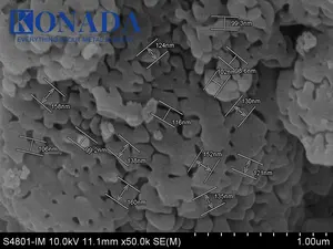 99,99% nanopartículas industriais de óxido de alumínio Al2O3 alfa/gama de alta pureza