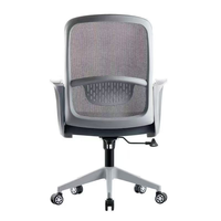 Chaise de bureau ergonomique moderne en maille respirante, pivotante et réglable, multi-usages