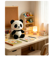 Peluche Panda Personnalisée, Jouet en Peluche Mignon de Dessin Animé, Animaux en Peluche Doux pour Cadeau et Décoration, Conception Personnalisée OEM ODM