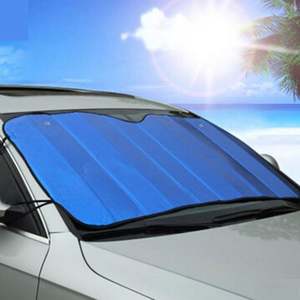 Parasol Retráctil Plegable Personalizado de Espuma EVA para Ventana Delantera de Coche, Diseño de Burbuja, Protección UV Duradera, Logotipo Personalizado con Serigrafía - Product Image 2