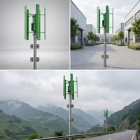 Système d'alimentation hybride éolien-solaire 3KW pour usage domestique hors réseau, stockage d'énergie mural, utilisation extérieure