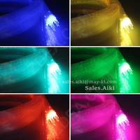 Cable de Fibra Óptica al por Mayor de Fábrica China, Fibra PMMA de 0.25mm a 3mm con Luz LED en el Extremo, Varios Tamaños Disponibles