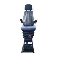 Chaises de capitaine inclinables en cuir de luxe Siège pilote pivotant à écran tactile Table pliable Équipement marin stable pour divers espaces