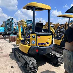 Mini excavadora Komatsu de 3 toneladas PC30MR Original Excavadora hidráulica japonesa KOMATSU PC30mr para uso en jardín agrícola con alta calidad - Product Image 2