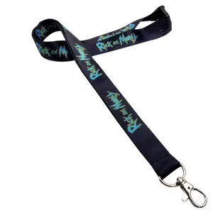 China supplier wholesale satin lanyard with id card hanger