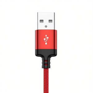 Câble USB Kakusiga 2m rouge pour la charge et la synchronisation des données pour iPhone - Product Image 3