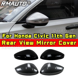 ฝาครอบกระจกมองข้างรถยนต์ ป้องกันรอยขีดข่วน ฝาครอบกระจกมองข้าง สำหรับ Honda Civic รุ่นที่ 11 ชุดแต่งรถยนต์ อุปกรณ์ตกแต่งรถยนต์ - Product Image 2