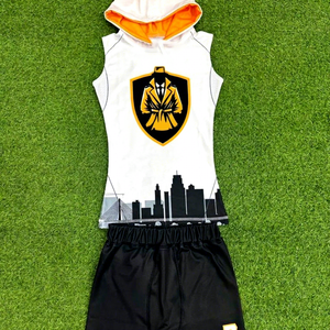 Custom 7v7 <b>Compression</b> Hooded Jerseys Youth & Adult Flag Football Lightweight Team Uniforms Soccer Football Summer Sports - Product Image 4