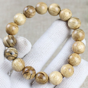 Vietnamese Agarwood <b>Bracelet</b> 12mm Single Strand Unisex Jewelry Ethnic Style <b>Beaded</b> <b>Bracelet</b> - Product Image 3
