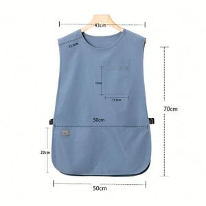 Tablier de cuisine, de bar, de salon de coiffure et pour serveurs, en HDPE, avec design attrayant, logo personnalisé, motifs pour enfants, pour barista, pour la cuisine estivale, mini-bar, pour barbiers - Product Image 4