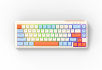 Teclado para Juegos Acer OAK224 de 67 Teclas, Membrana, Interruptor Rojo, Tri-Modo, Retroiluminación RGB, Anti-Ghosting, Resistente al Agua, Inclinación Ajustable para PC