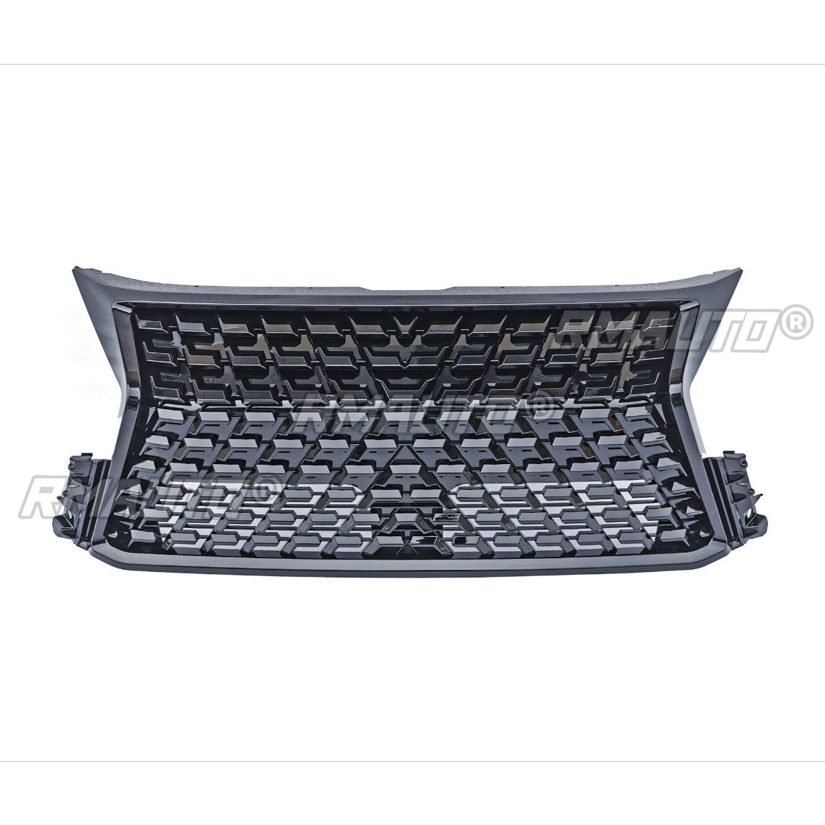 สีดำพร้อมโลโก้สีเงิน