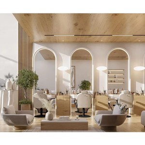 Nail Salon Station Spa Beauty Salon Furniture Full Store Customized Hair Salon Interior Design Barber Shop Decoration Renovation - Product Image 1