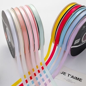 Disponibile Nastro in Poliestere Tinta Unita Colore Macaron <span class=keywords><strong>1</strong></span>.0cm per Bouquet e Confezioni Regalo Fai-da-Te - Product Image 3