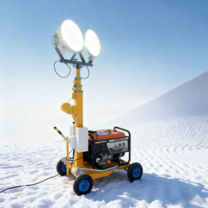 हैंडकार्ट-शैली पोर्टेबल गैसोलीन जनरेटर लाइटिंग टॉवर 2000w धातु के साथ - Product Image 2