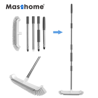 Balai multi-usages à long manche incliné Masthome, balai doux pour le nettoyage des sols et raclette