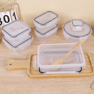 2026-teiliges PP-Lebensmittelbehälter-Set mit Deckeln, Transparente Küchenorganisation, Lunchboxen, Luftdichte Kunststoff-Lebensmittelaufbewahrungsbehälter - Product Image 1