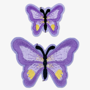 Parche de Tela Bordado con Mariposas Coloridas, Accesorios de Ropa DIY, Decorativo, para Coser o Planchar, Parche Personalizado - Product Image 3