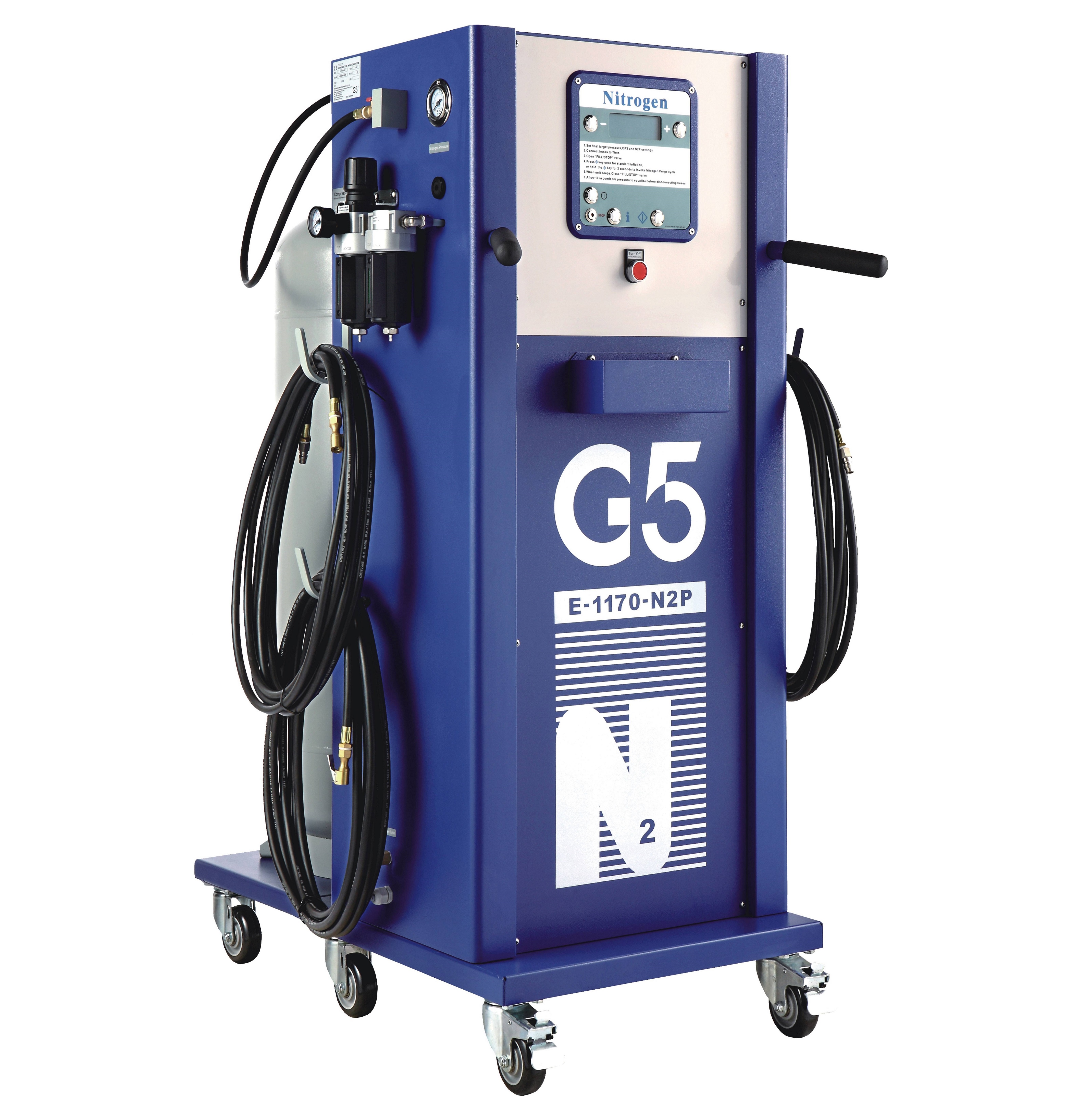 Infladores de neumáticos de nitrógeno automáticos PSA máquina de aire Zhuhai Inflador de neumáticos G5 generadores de nitrógeno generador de gas nitrógeno