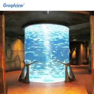Grandview plastic thick pmma acrylic pipe for home aquarium design