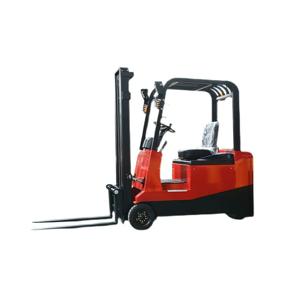 Yeni 3 tekerlekli Mini asansör elektrikli Forklift toptan fiyat satılık 1.5 ton Forklift çatal