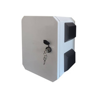 Boîte de distribution électrique extérieure en acier allié fer-aluminium, IP55, revêtement en poudre, ventilation de la poutre arrière, boîte métallique