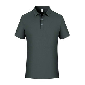 Customized Summer Short Sleeve <b>Polo</b> Shirt <b>White</b> Solid Color Polyester Workwear Daily Use - Product Image 4