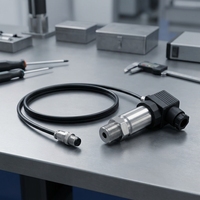 Sensor de Presión 4-20mA 0.5-4.5V 1/8NPT 1/4NPT Transductor Transmisor de Presión