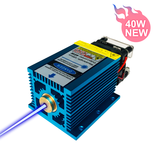 40W Diode Laser Base on GRBL Version Control With Engraving Machine for 5mm Plywood Cutting