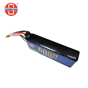 4s1p 6000mAh 14.8V 35C 60C 100C voor voertuigpatrouille-drones, gewasbescherming, vaste vleugel, turbojet - Product Image 6