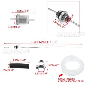 Tubo de Combustible de 46 cm para Calefactor de Coche con Filtro de Aceite y Abrazaderas, Manguera de Goma para Calefactores Webasto Eberspacher - Product Image 6