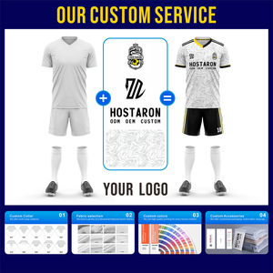 Camiseta <span class=keywords><strong>de</strong></span> Fútbol Personalizada HOSTARON, Transpirable, Retro, <span class=keywords><strong>de</strong></span> Secado Rápido, con Logo - Product Image 3
