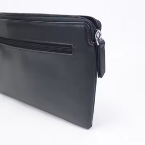 Bolso <span class=keywords><strong>de</strong></span> mano <span class=keywords><strong>de</strong></span> <span class=keywords><strong>Caballero</strong></span> <span class=keywords><strong>de</strong></span> cuero <span class=keywords><strong>de</strong></span> vaca <span class=keywords><strong>de</strong></span> cuero genuino <span class=keywords><strong>de</strong></span> alta calidad para hombres - Product Image 3