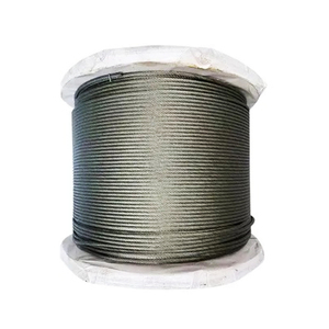 Câble <span class=keywords><strong>en</strong></span> acier galvanisé 4V*39S-5FC pour plateformes suspendues de machines de construction, galvanisé brillant - Product Image 1