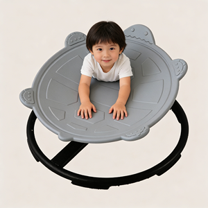 Chaise tournante d'intégration sensorielle en forme de tortue pour l'ergothérapie avec mouvement contrôlé - Product Image 2