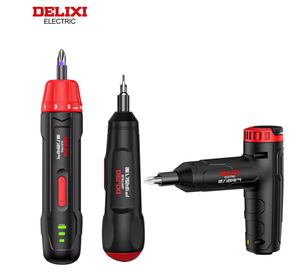 Ensemble de tournevis électrique miniature sans fil de qualité industrielle DELIXI, batterie au lithium rechargeable 3,6 V, couple maximal de 3 Nm - Product Image 1