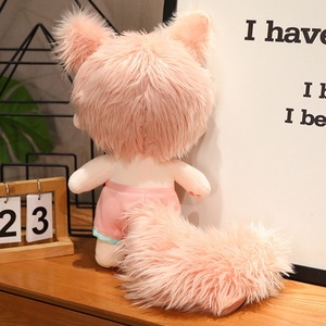 Adorable Peluche Ours en Coton et Renard avec Doublure en Flanelle et en Maille, Mini Jouet pour Fille Anti-Stress - Product Image 3