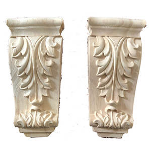 Pilaster <span class=keywords><strong>Corbel</strong></span> Sedang Kayu Yang Belum Selesai - Product Image 1