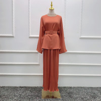 Abaya Groothandel Kaftan Jurk Plus Size Islamitische Kleding Bescheiden Moslim Jurken Eenvoudige Abaya Voor Vrouwen Vlakte Abaya Jurk
