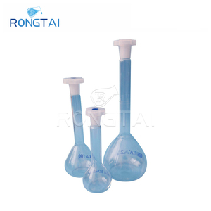 Produsen barang pecah belah laboratorium RONGTAI Kelas <span class=keywords><strong>B</strong></span> Tiongkok 250 ML labu kerucut kaca volumetrik - Product Image 5