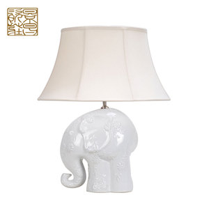 Blue Ceramic Modern Home Decorative Vintage LED <strong>Table</strong> Antique <strong>Elephant</strong> <strong>Lamp</strong> for Home Decor - Product Image 2