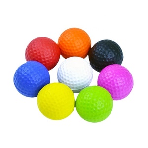 Balles de golf écologiques en caoutchouc à deux pièces avec logo personnalisé d'usine OEM, balles de pratique vierges de qualité supérieure, balles imprimées pour tournois professionnels - Product Image 2