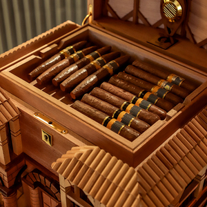 Cave à cigares de bureau de luxe Nouveau design Boîte en <span class=keywords><strong>bois</strong></span> de cèdre avec technique de laque pour le stockage des cigares - Product Image 3