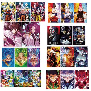 500 แบบ ดีไซน์ภาพเคลื่อนไหว 3 มิติ ขนาด 40*30 ซม. ภาพเลนติกูลาร์ 3 มิติ ลายอนิเมะ ดราก้อนบอล โกคู เวเจต้า โปสเตอร์เลนติกูลาร์ 3 มิติ โปสเตอร์ภาพยนตร์ ของตกแต่งผนัง - Product Image 1