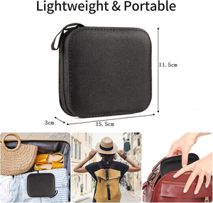 ชุดเย็บผ้าพกพา ANQI พร้อมเข็ม 30 เล่ม ด้าย กระสวยด้าย กรรไกร เข็มหมุด กระดุม สายวัด นิ้วเข็ม ที่ร้อยด้าย และกล่องเก็บอุปกรณ์ - Product Image 6